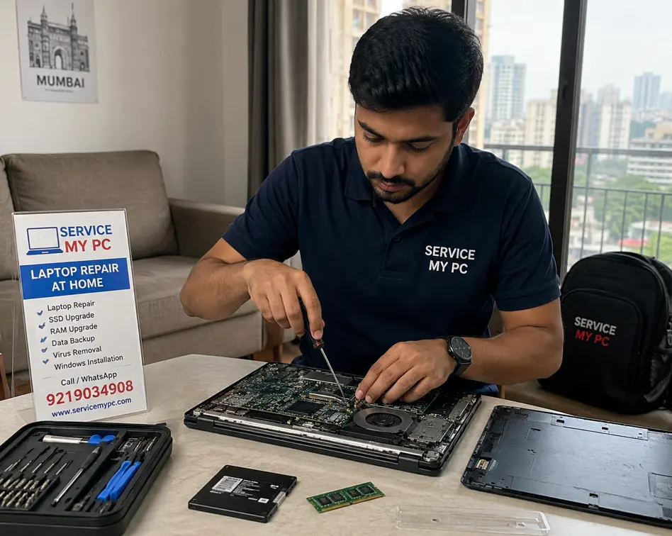 Laptop Repair in Bhavani Shankar Road Dadar West